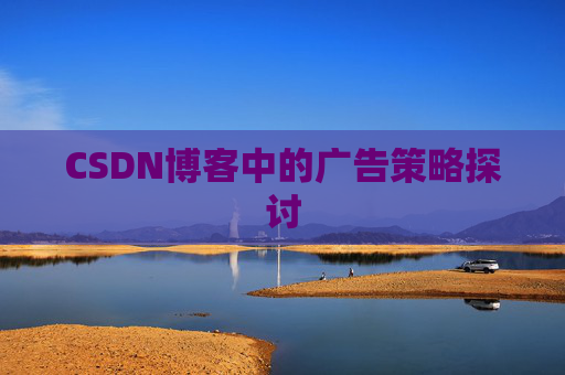 CSDN博客中的广告策略探讨